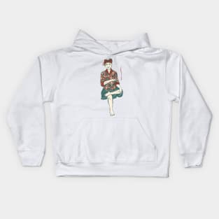 People of Bali - Grandpa Kids Hoodie